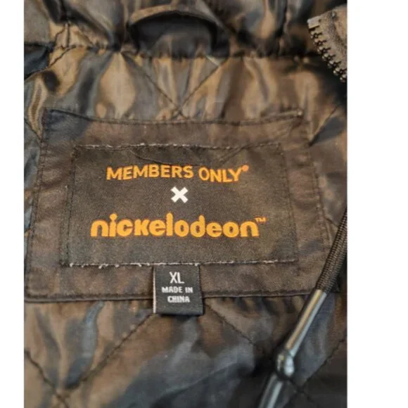 Members Only x Nickelodeon SpongeBob Hooded Jacket Quilted Lining - Picture 7 of 13